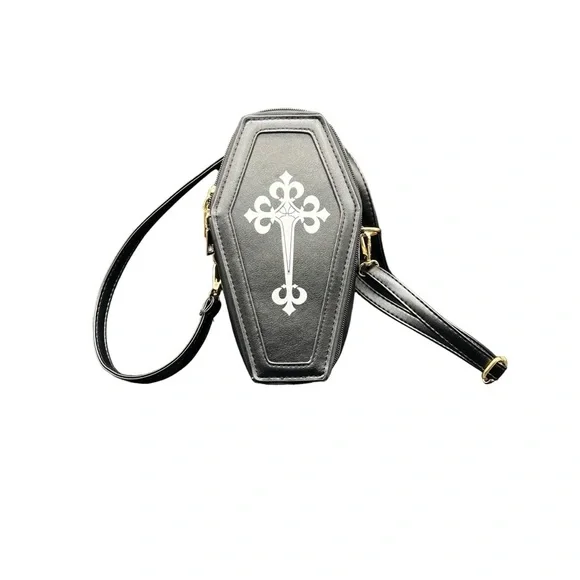 Gothic Casket Crossbody Purse - Picture 2 of 6